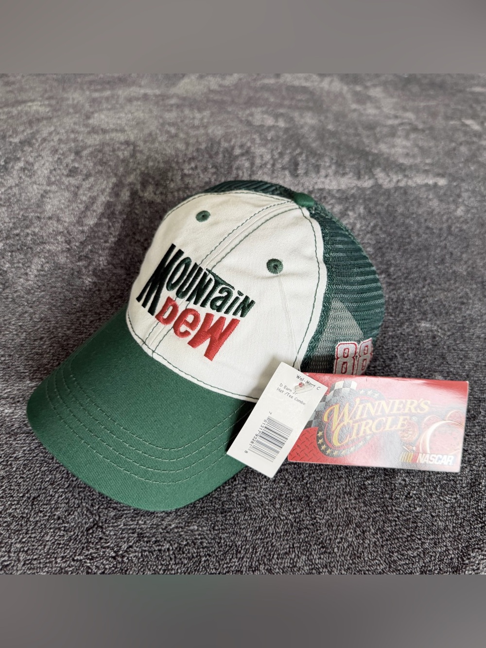 NWT Mountain Dew Dale Earnhardt Jr, #88 NASCAR Baseball Cap, One Size Fits Most